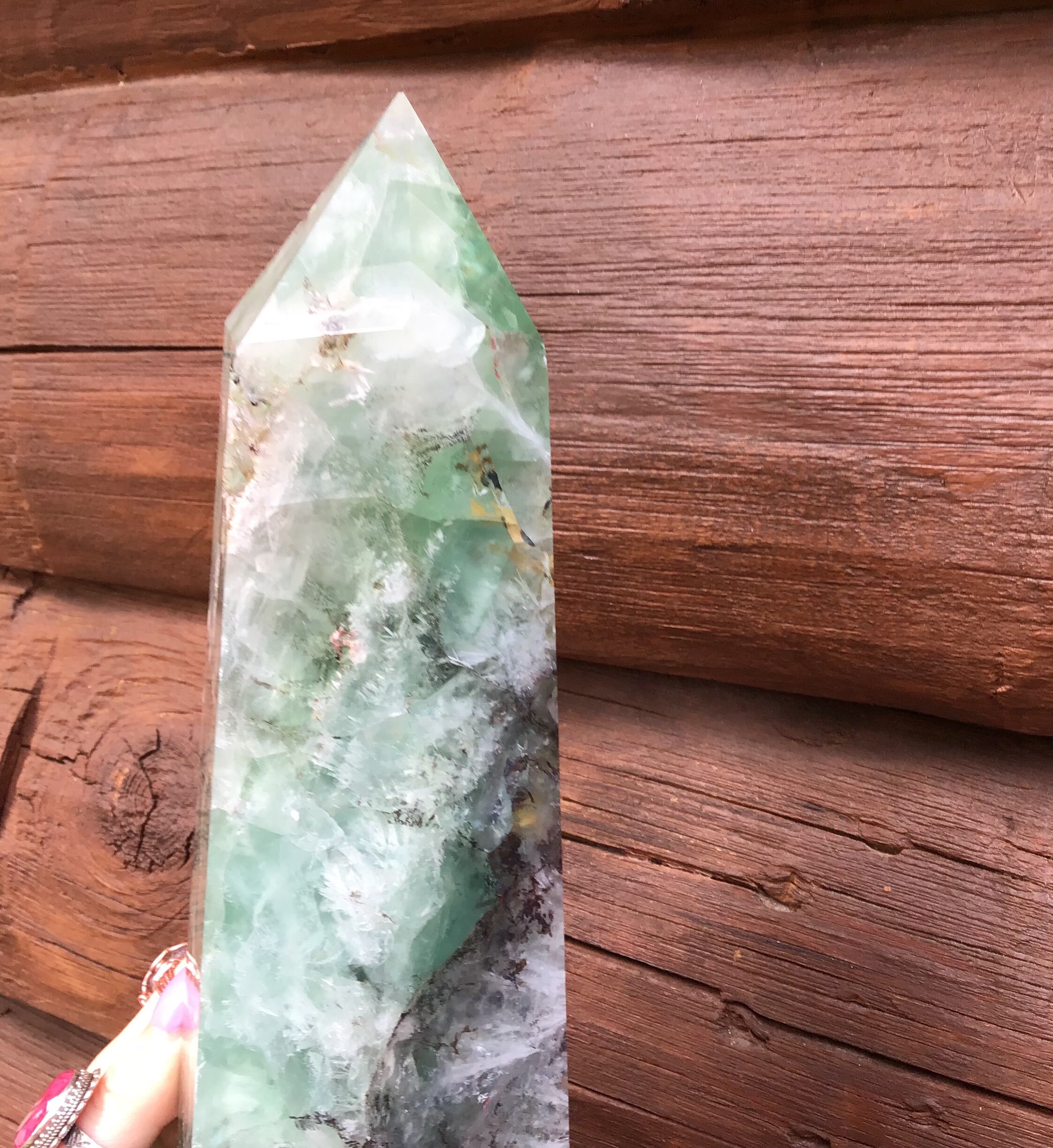 Fluorite Crystal Large 7 Lb. Generator 11 Tall Big | Etsy