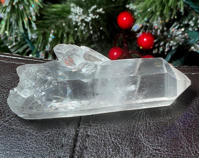 CLEARANCE! ~ High Altitude Himalayan Clear Quartz Crystal Point ~ Large 2.6 oz. Wand ~ 3 1/2" Long One of a kind Specimen