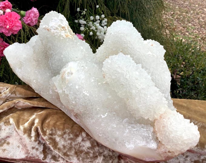 Anandalite Crystal Cluster ~ Large 13 lb. 8 oz. ~ 14" Long ~ Extremely Rare Healing Crystal ~ Fast & Free Shipping, USA + Global Shipping ~
