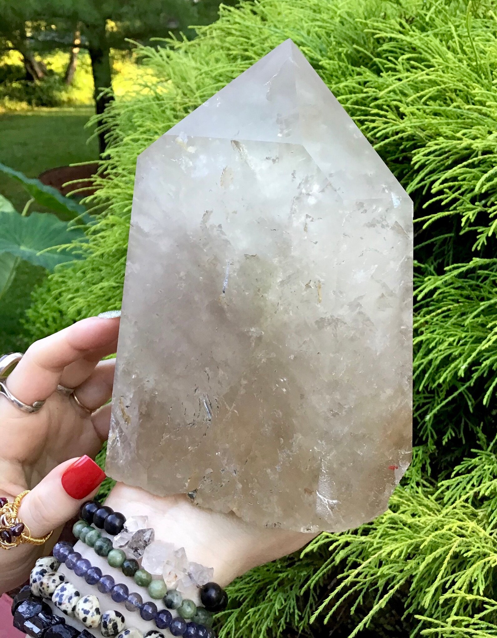 Clear Quartz Crystal Large 5 Lb. 11 Oz. Generator 7 Etsy