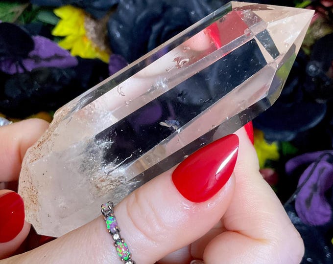 High Altitude Himalayan Ultra Clear Quartz Crystal Wand ~ Large 5.6 oz. ~ 4’’ Long ~ Fast & Free Shipping, USA + Global Shipping ~ RARE!