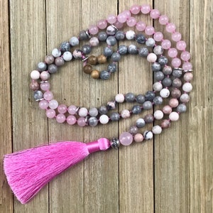 All About Love 108 hand knotted mala necklace