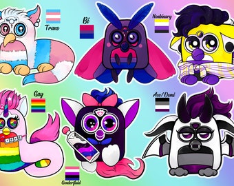 Furby Sticker Etsy