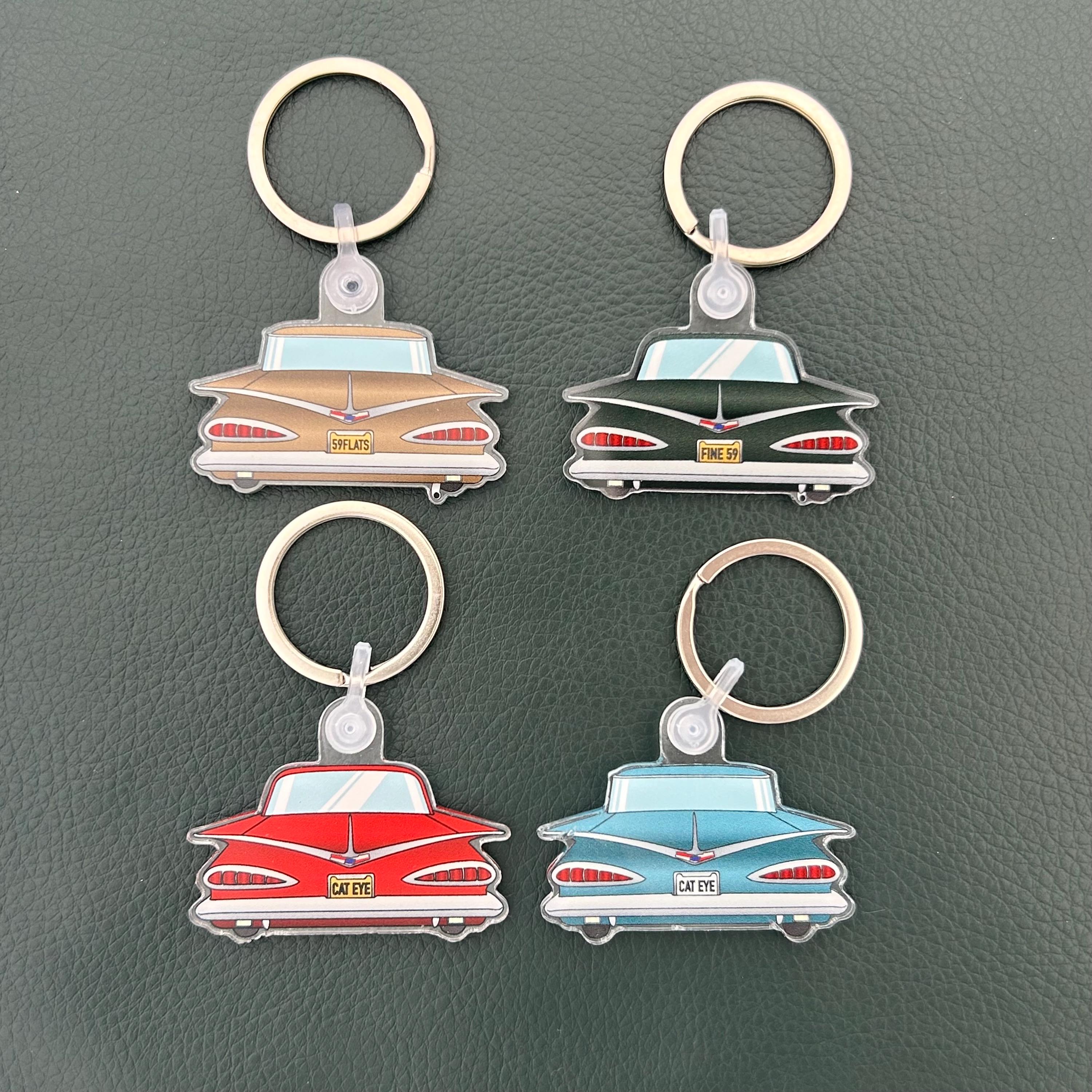 1959年式シボレー・インパラ アクリルキーホルダー - Etsy 日本