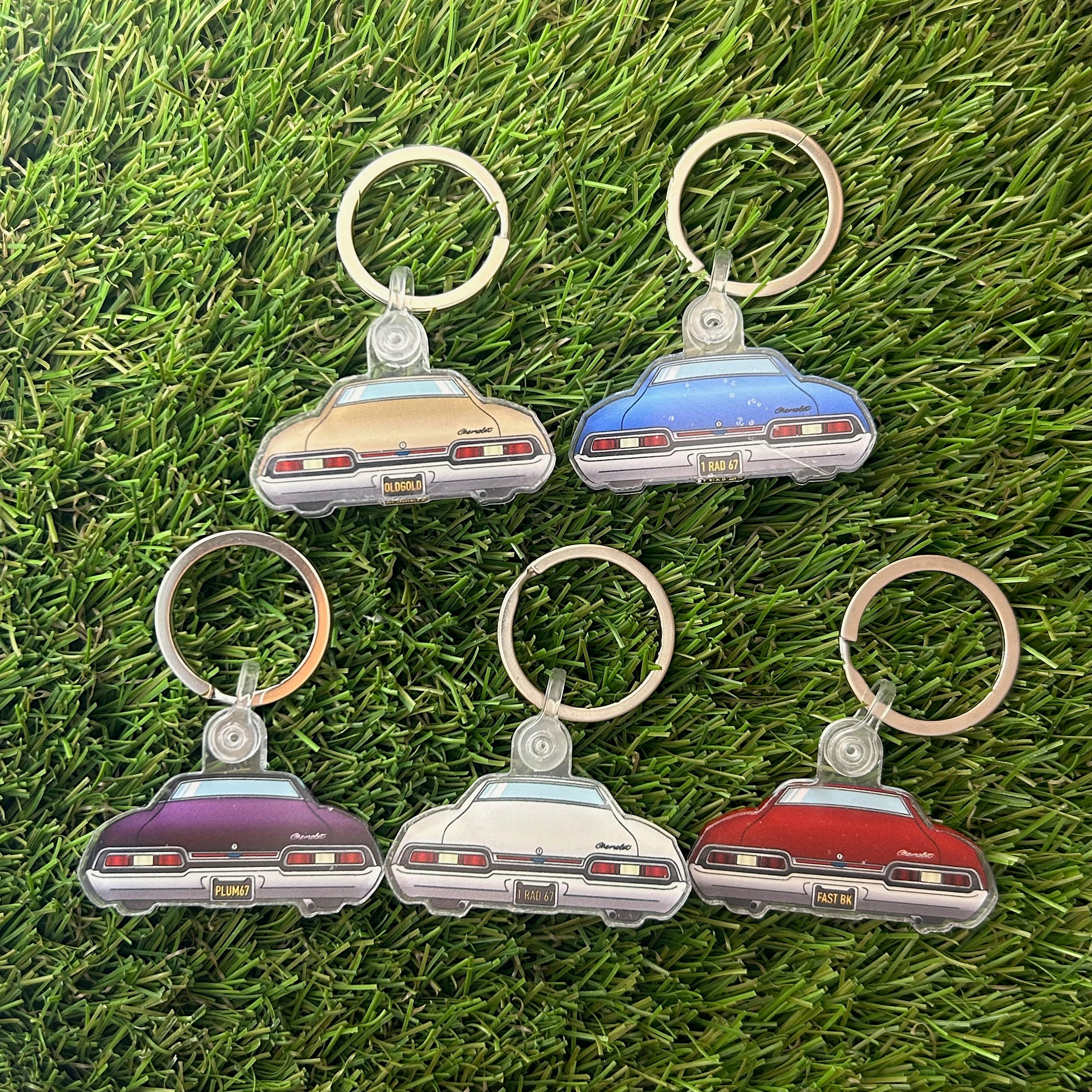Vintage chevy keychain best sale