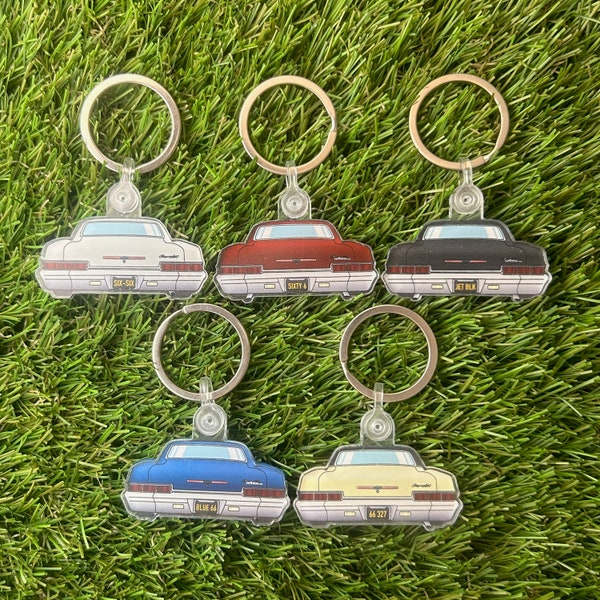 1966 Chevy Impala Acrylic Keychain