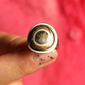 Georgian Memento Mori Ring: 9k Gold, Enamel, Braided Hair Jewelry
