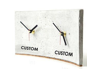 Time Zone Clock Etsy