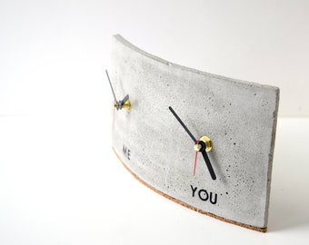 Time Zone Clock Etsy
