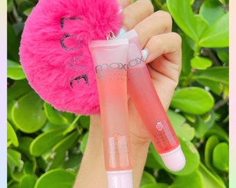 Customize Love Pom Pom Lipgloss Keychain