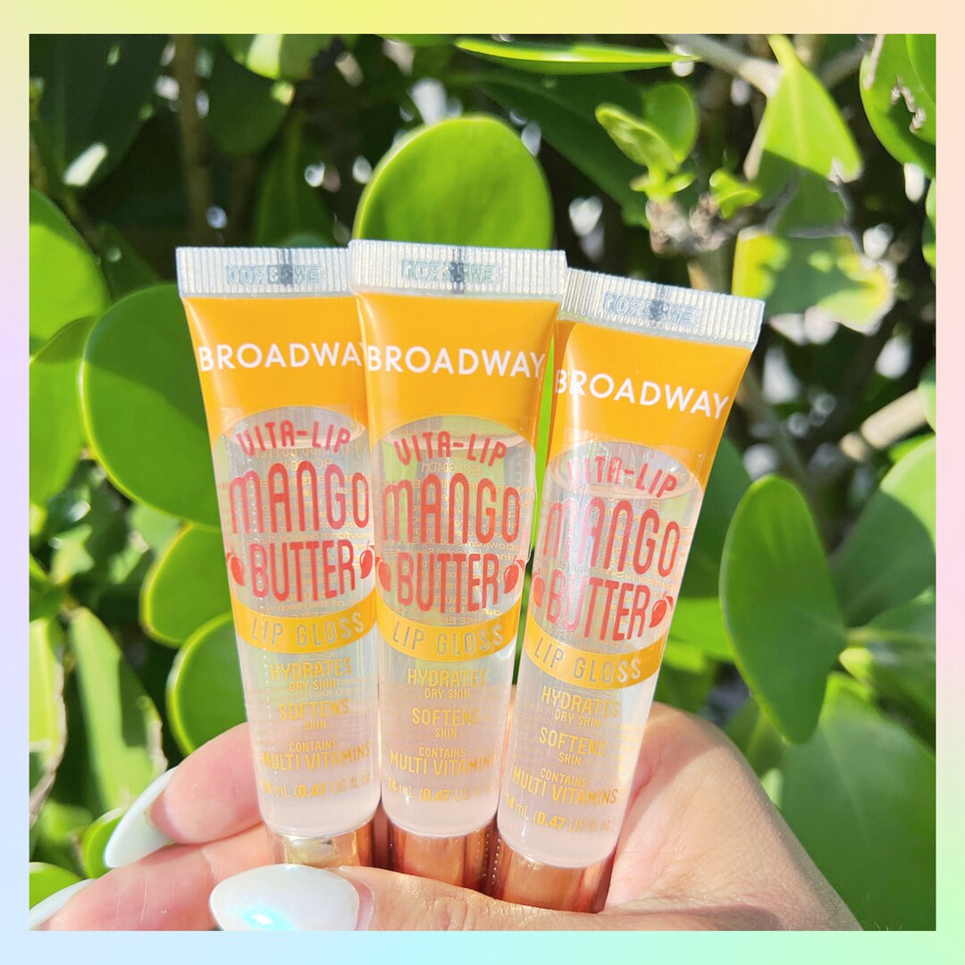 Broadway Mango Butter Lipgloss Etsy