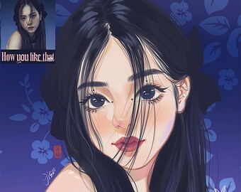 Anime Illustration Etsy