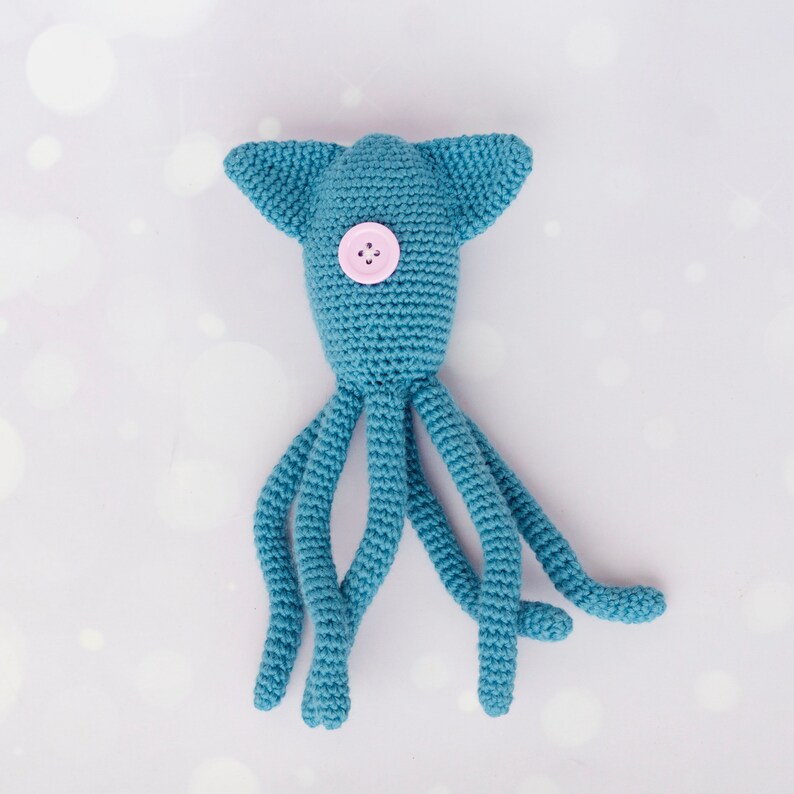 Squid Plush Coraline Amigurumi Crochet Pattern Pdf PDF Etsy