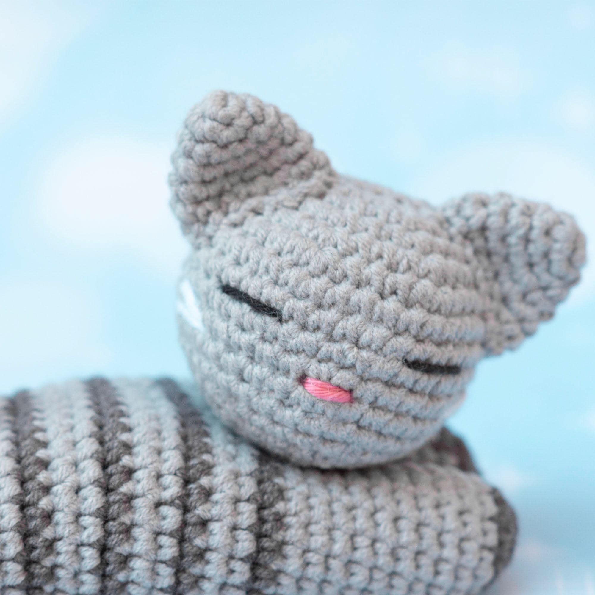 40 Kitty Crochet Patterns: Create Adorable Feline Friends at Home 35 Sleeping kitten cat Amigurumi Animal Pattern ENG / ESP