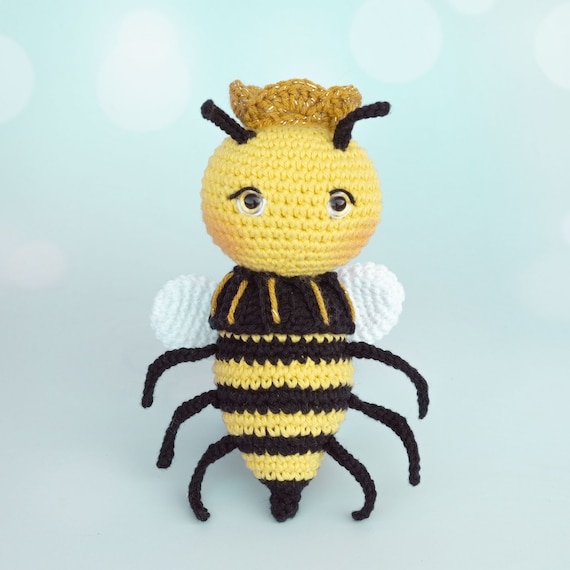 Ape All'Uncinetto Positiva Con Biglietto - Bambola In Lana, Regalo Di Incoraggiamento, Decorazione Per Casa - Foto 8
