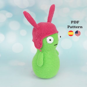 Kuchi Kopi Bob's Burgers Amigurumi Pattern Crochet Pattern Amigurumi Pattern ENG/ESP Amigurumi Kuchi Kopi patterns in Spanish image 1