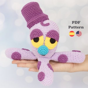 Crochet Pattern Octi Powerpuff Girls | Amigurumi Pattern | ENG / SPA | Amigurumi Mr. Octi Powerpuff Girls patterns in Spanish