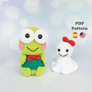 Frog Teru Teru Amigurumi Pattern | PDF-Pattern | ENG / SPA | Amigurumi Pattern Frog Teru Teru Anime Spanish