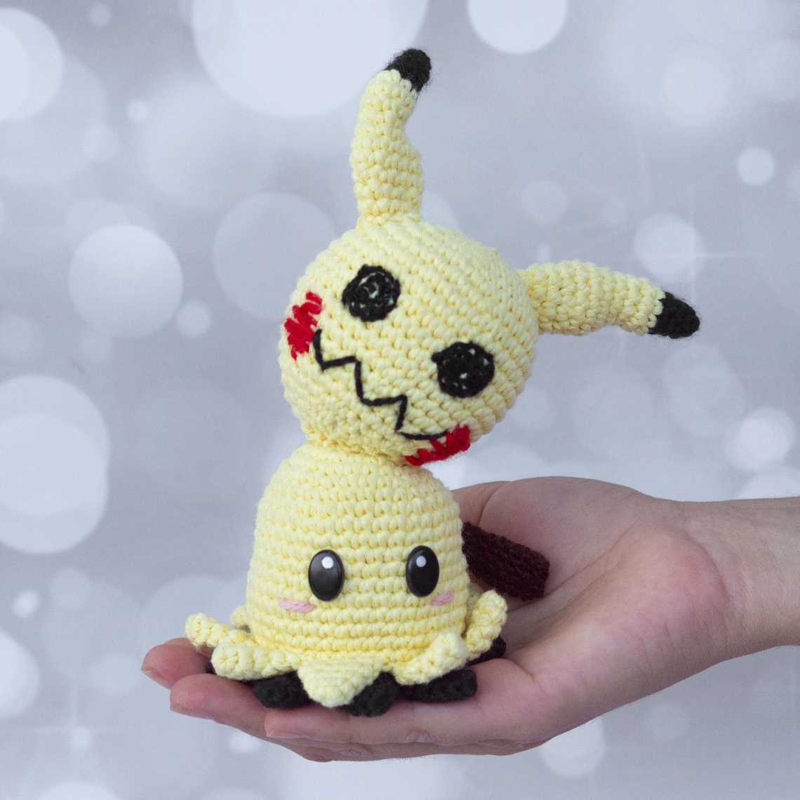 3 in 1 Crochet Pattern Mimikyu Mimikins Pikachu Pokémon Etsy