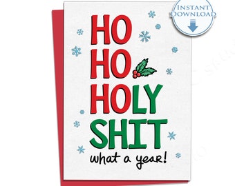 Rude Christmas Cards Etsy