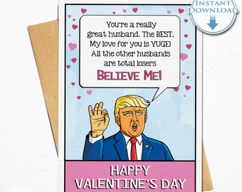 Printable Trump Valentine