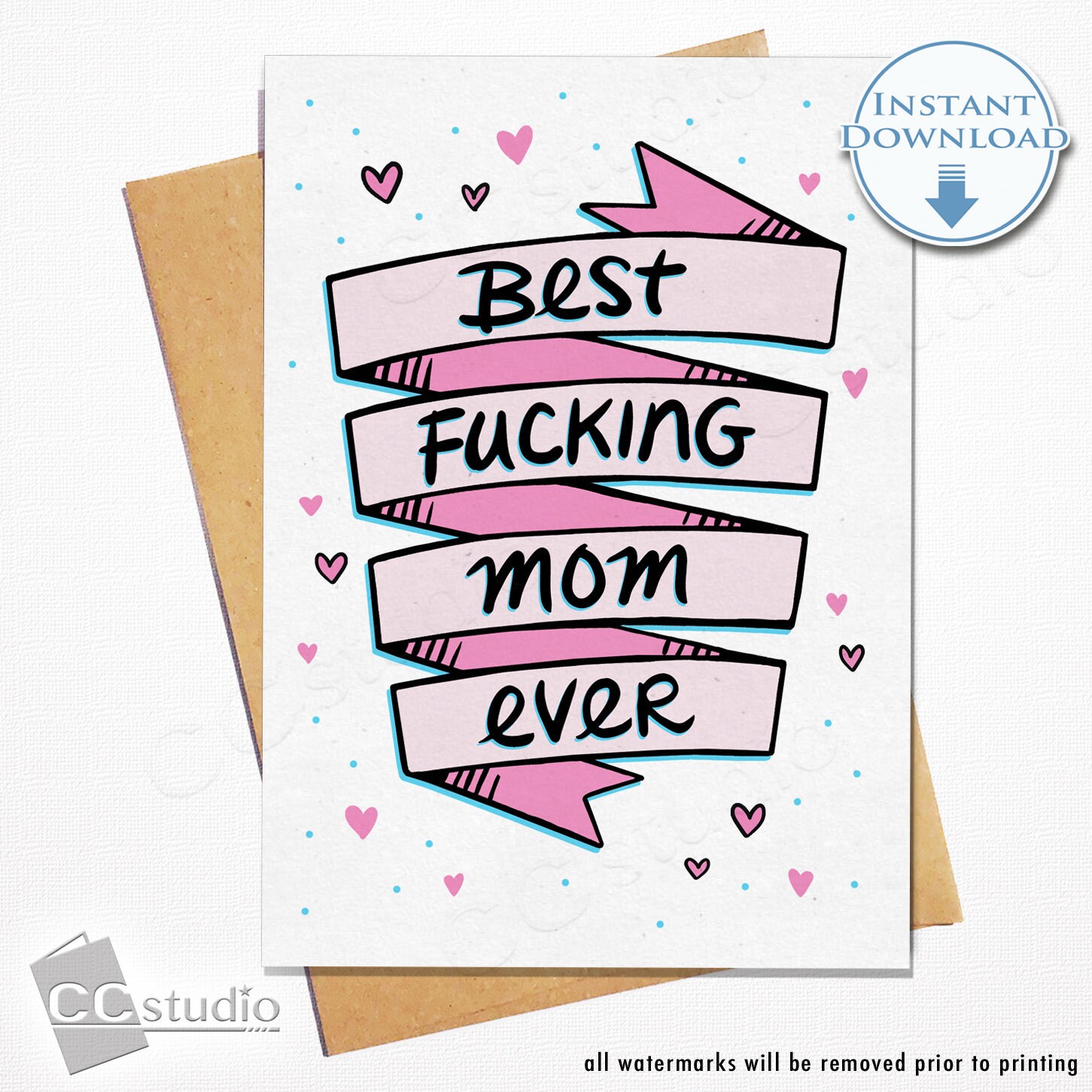 Printable Mothers Day Card Funny Mothers Day Card Digital | Etsy