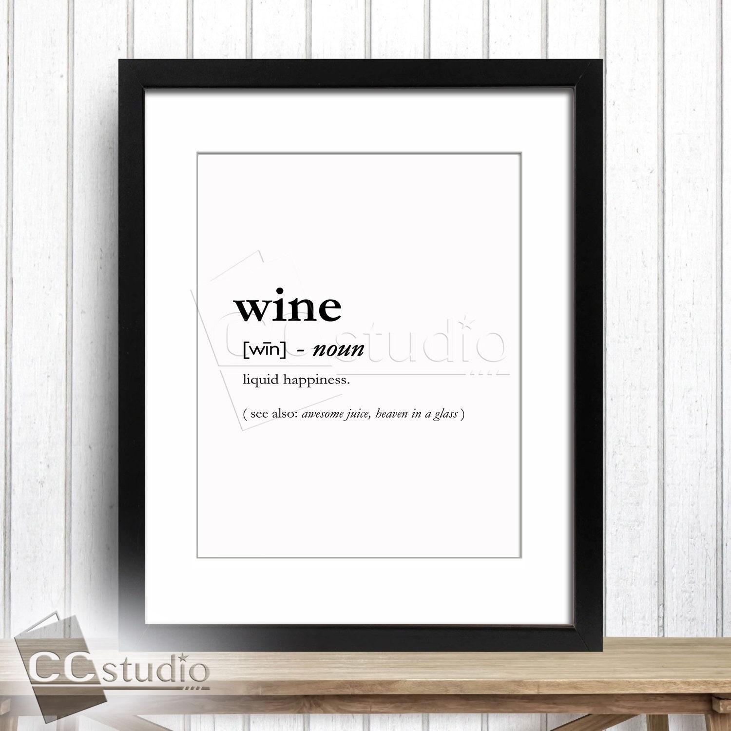 Definition Prints Wine Definition Print Wine Lovers Gift Etsy