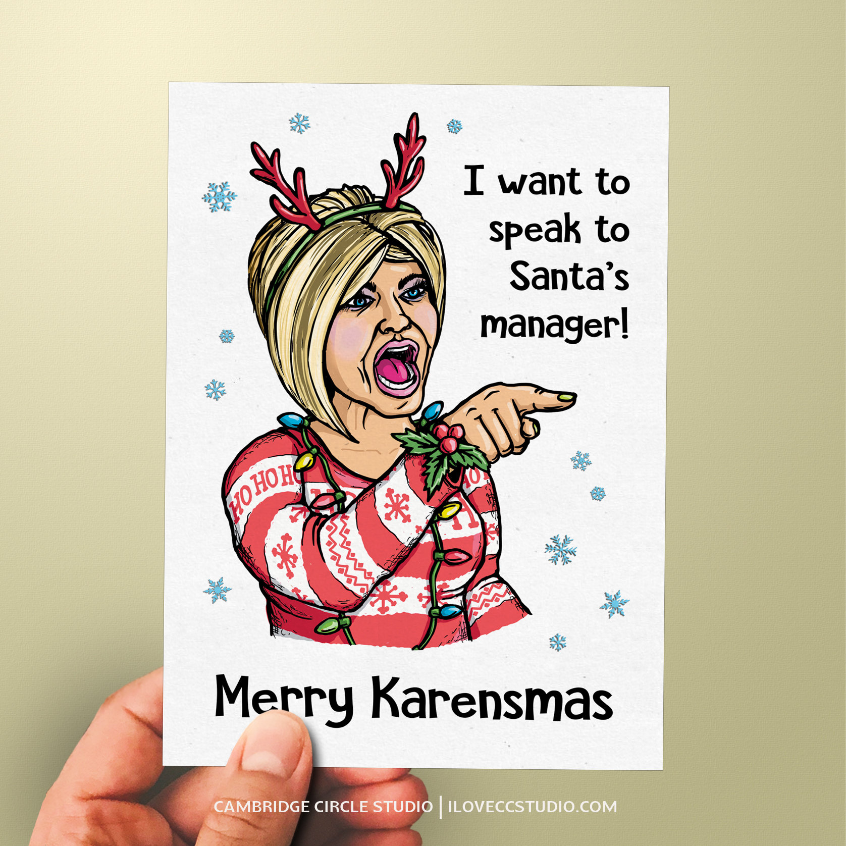 Funny Christmas Card Friend Christmas Card Christmas Cards Etsy De