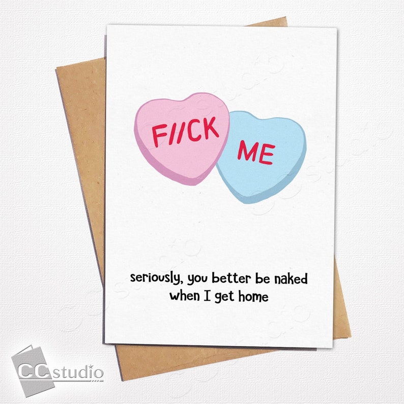 rude valentines day cards for him
