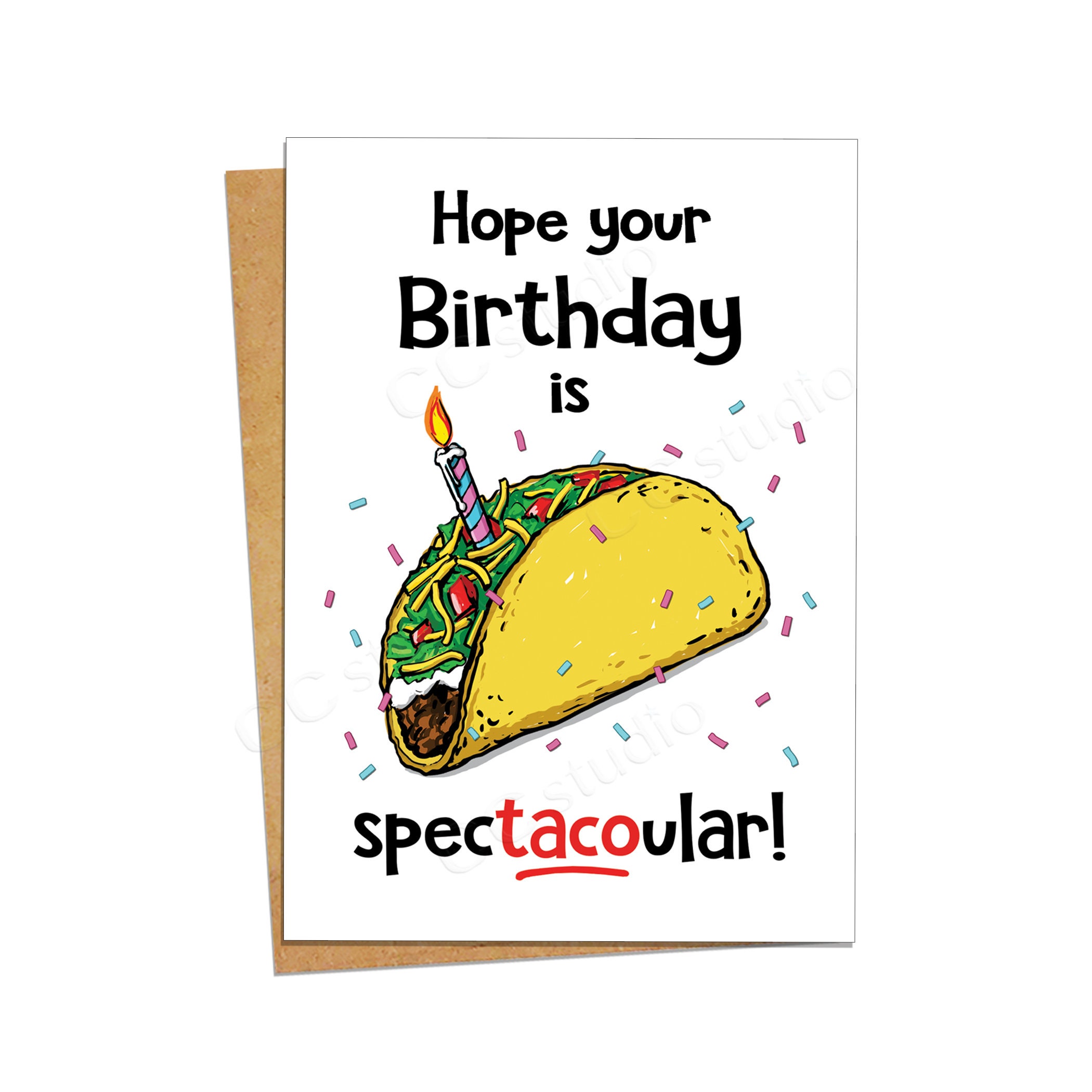 Funny Birthday Cards Taco Birthday Card Taco Tuesday - Etsy UK