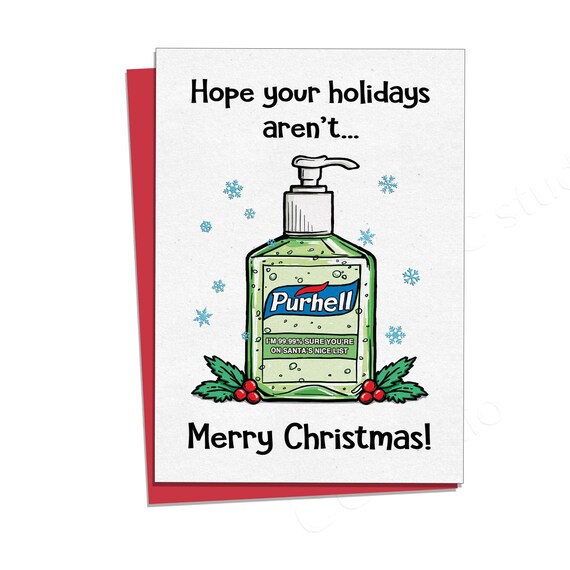 Funny Christmas Card Friend Christmas Card Funny Holiday - Etsy Australia