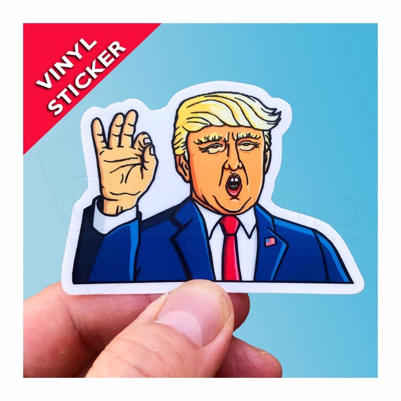 PRESIDENT DONALD TRUMP RAISED FIST Vinyl Decal Sticker Car 2024 YOU MISSED FIGHT