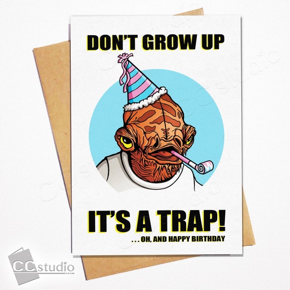 Onwijs Star Wars Birthday Card Geek Birthday Card Best Friend | Etsy XW-35