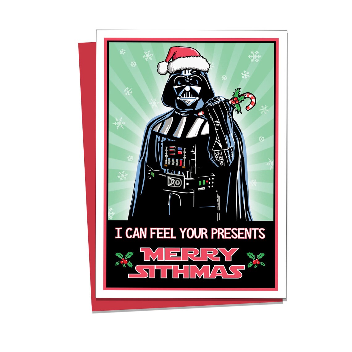 Carte de Noël Star Wars Cartes de Noël drôles Carte de Noël Etsy
