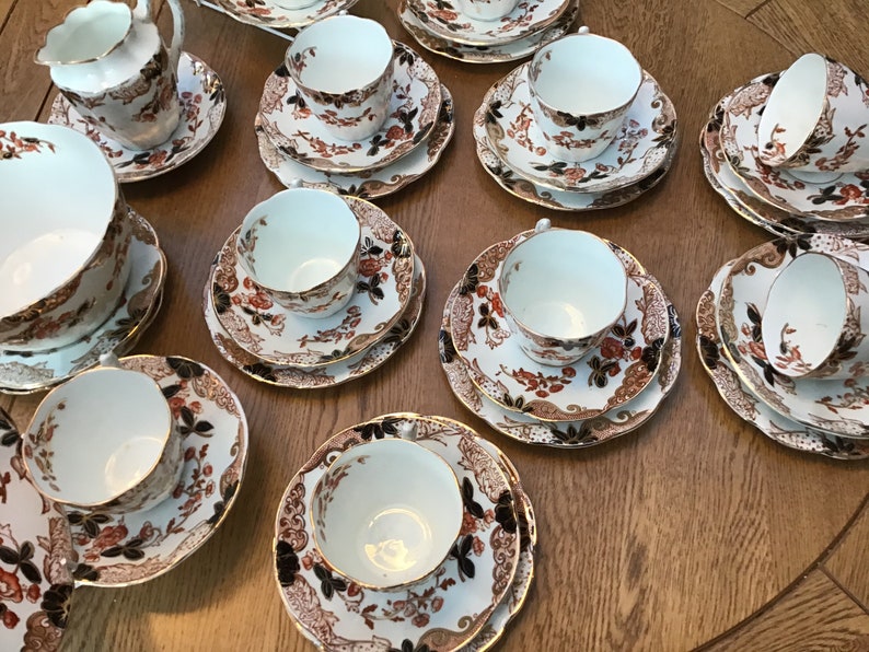 Victorian Tea Set 39 Pieces Etsy UK