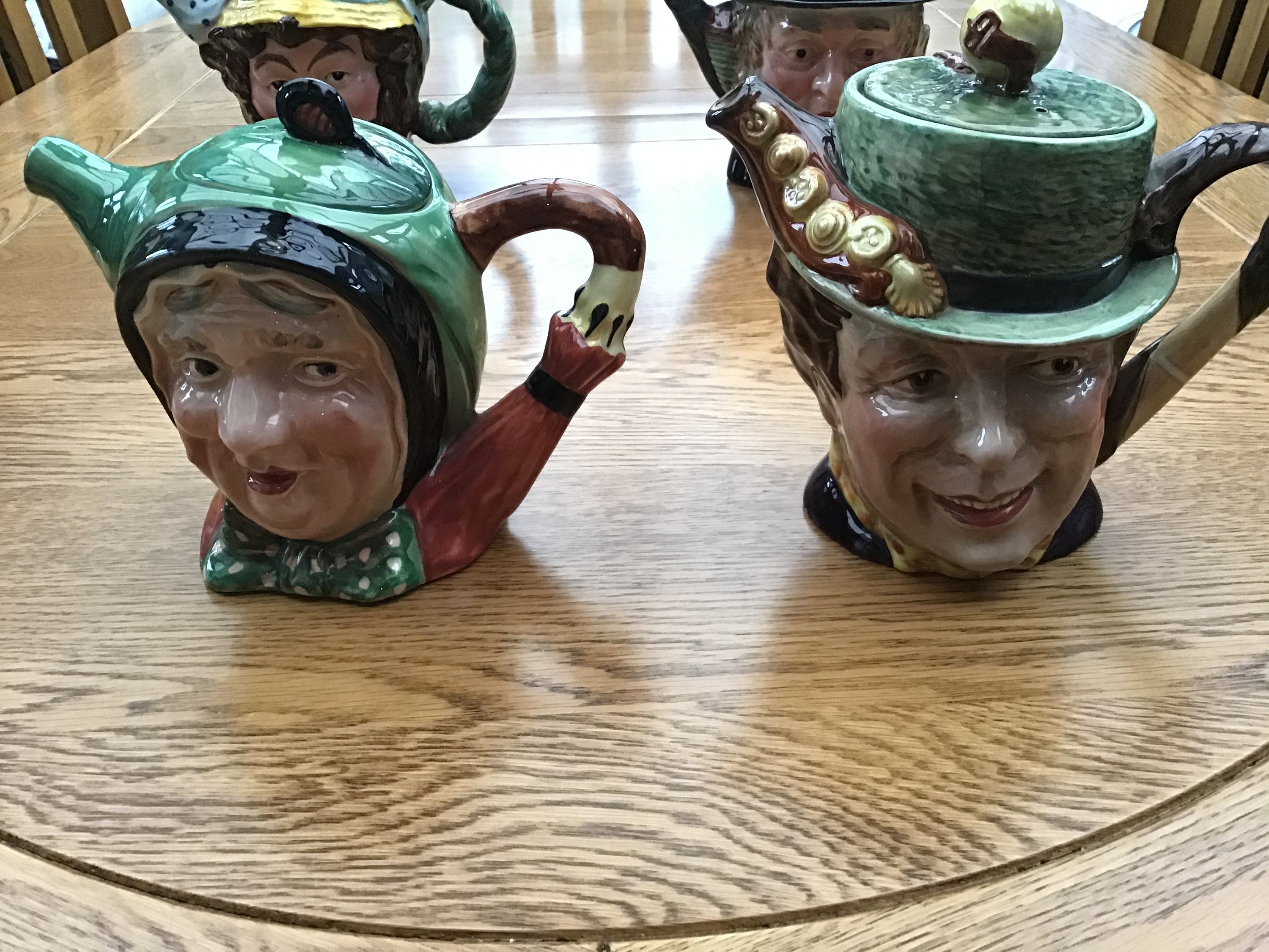 4 novelty tea pots by beswick Etsy