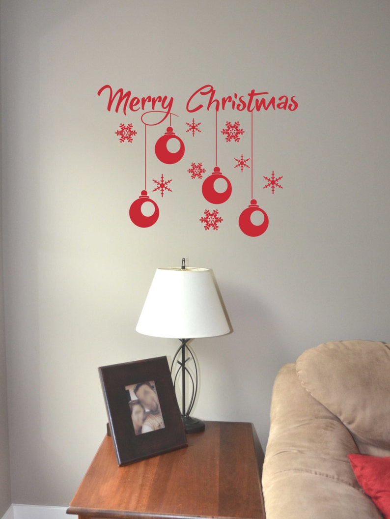 Vinyl Holiday Decal / Christmas Window Decals Winter Decals Etsy