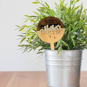 Titolare della carta regalo per la festa della mamma per pianta in vaso o cesto sospeso