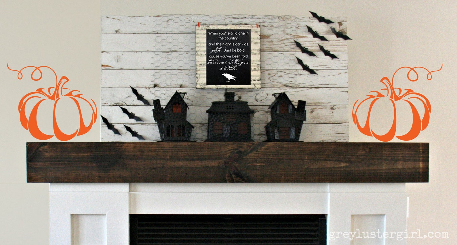 Vinyl Holiday Decal / Halloween Pumpkin Window Decal, Pumpkin Wall Decals, Halloween Wall Decals