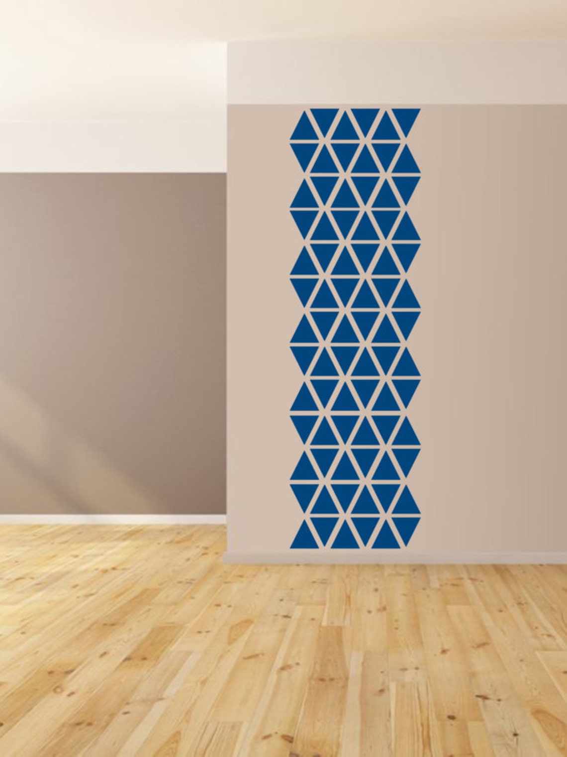 Gold Triangle Decals Vinyl Wall Decals Triangle Decals Tribal Etsy