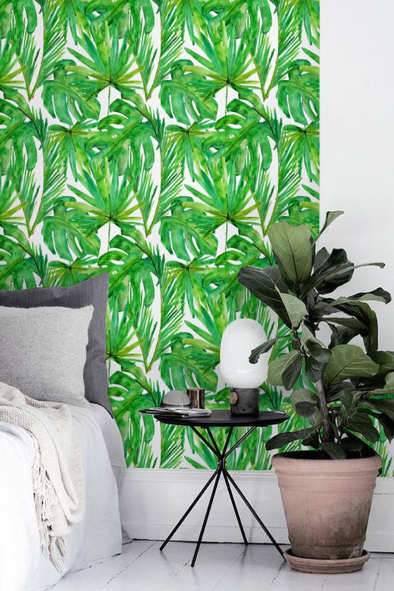 BW005 Removable Wallpaper Tropical wallpaper