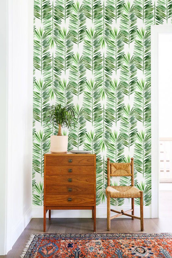 BW005 Removable Wallpaper Tropical wallpaper