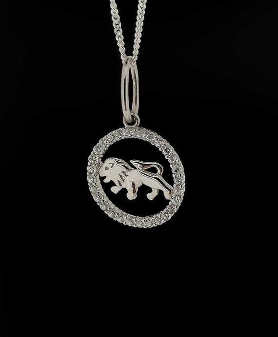 Leo diamond necklace online