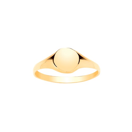 Solid 9ct Yellow Gold Half Engraved Oval Ladies Ring Etsy UK