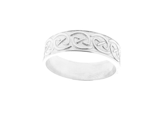 Sterling Silver Celtic Infinity Knot Ring – Solid 925 Silver, Sizes 4-15, Timeless Band - View #9
