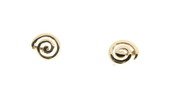Womens Gold Hoop Earrings with Cubic Zirconia