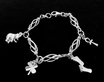 Bracciale Argento Donna,Bracciale Da Donna In Argento Sterling 925 Bracciale A Doppia Testa Di Drago Bracciale Amicizia Bracciale Da Donna Gioielli In Argento Regali Di Compleanno Per Sorelle Amiche