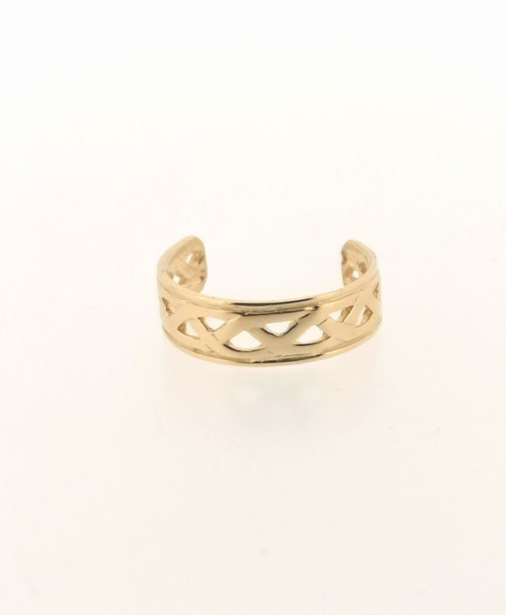 9ct gold deals toe rings