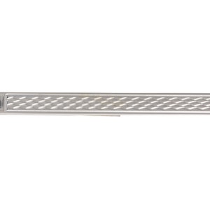 Solid Sterling Silver Men&#39;s Tie Slide Clip, Patterned Engine Turned Design
