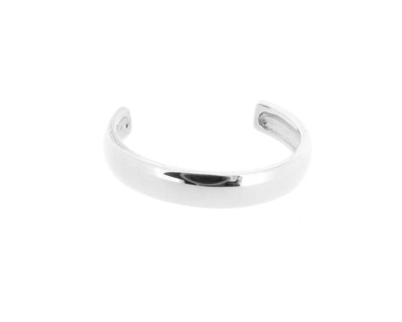 Wholesale Silver Adjustable Plain Toe Ring | Safasilver